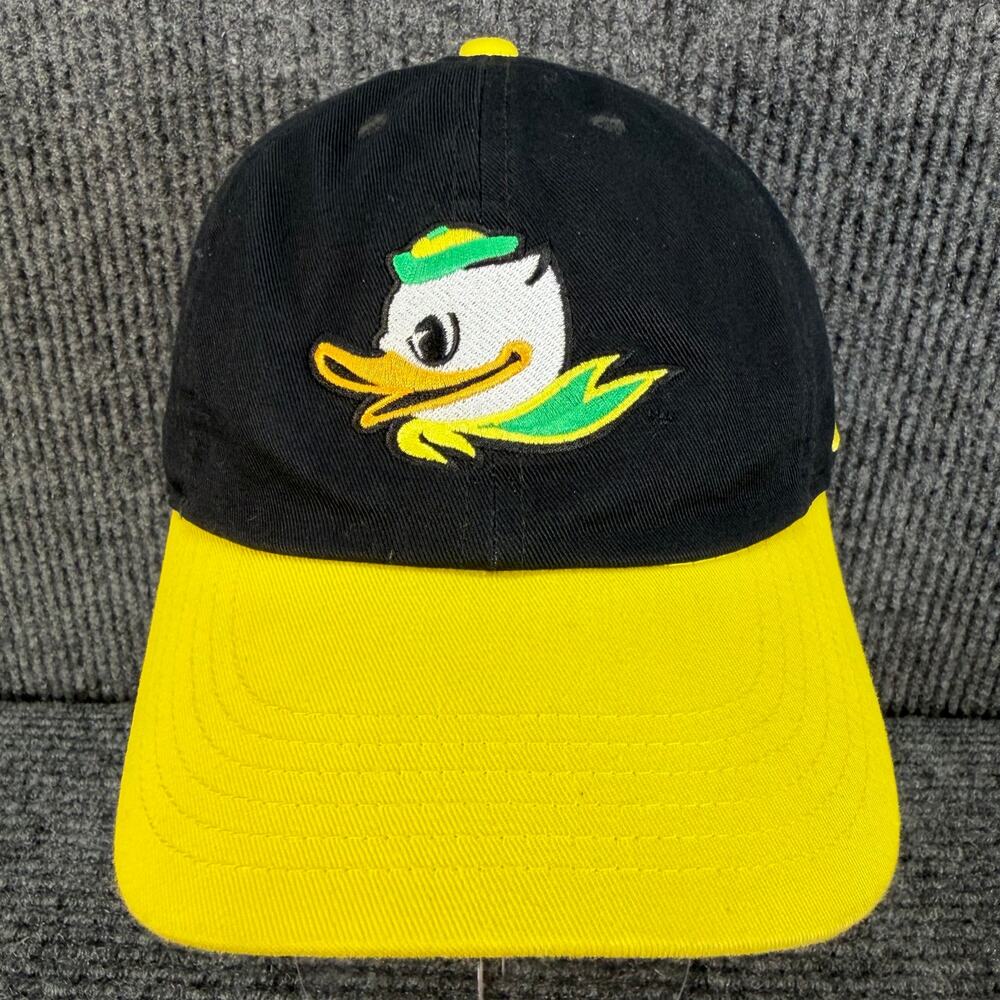 Nike Oregon Ducks Heritage86 Dri-FIT Hat Black Yellow Adjustable NCAA Cap